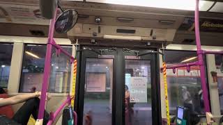 SBS Transit Scania K230UB Euro V Batch 1 (Triple) Doors Opening & Closing