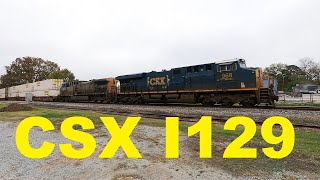 CSX I129 in Athens with 968, 118