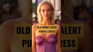 OLD MONEY ALERT | Purple fashion  #purple  #fashion #rich #shorts  #viral #trending #short #oldmoney