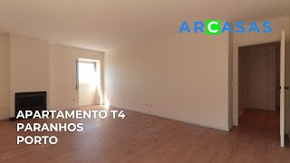 Apartamento T4 com varanda e lugar de garagem em Paranhos, Porto