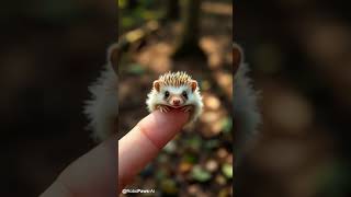 🌿 Meet the Tiny Hedgehog Full of Cuteness! 🦔💖