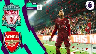 Liverpool vs Arsenal ● Premier League Highlights - eFootball 2022 Prediction | PEStation