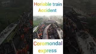 coromondal express train horiable accident at balasore odisha #viralvideo #balasore