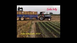 New Holland 3630 with trolley 32ft double excel