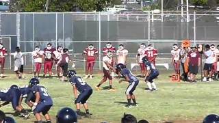 Kanaikai #8 Kamehameha JV Football vs Farrington 2012