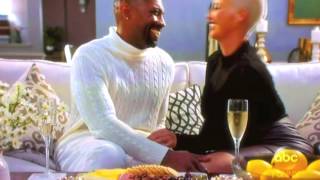 Charles in Charge Deon Cole kisses Amber Rose