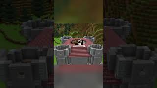 Minecraft Pe Replay Bulid Castle Tutorial | Mcpe | #shorts #minecraft