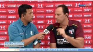 Rogerio Ceni fala depois da vitoria de 9x1 em Jogo Treino - 13/01/2017