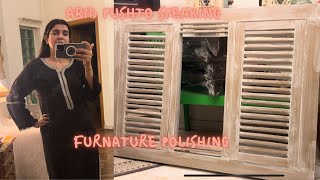 Women empowerment ！ Furniture Polishing 💕💕Vlog 606