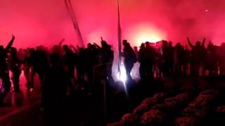 BHFanaticos corteo today| BiH - Wales  10.10.2015|