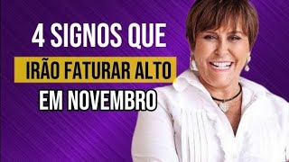 Os 4 signos que irão faturar alto em Novembro.