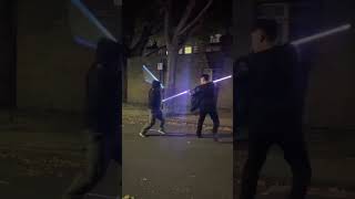 The Ultimate Lightsaber Duel😱