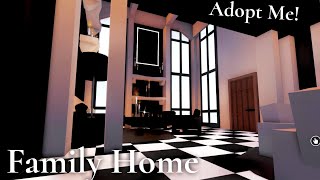 Dark Gothic Ambience - Adopt Me! - Family Home - Tour and Speed Build