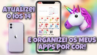 ATUALIZEI O IOS 14 + PERSONALIZEI O MEU IPHONE PELA PRIMEIRA VEZ! Por @clickdaju