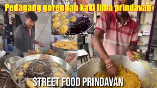 penjual gorengan kaki lima prindavan #kulinerfood #food #kulinerindia #streetfood