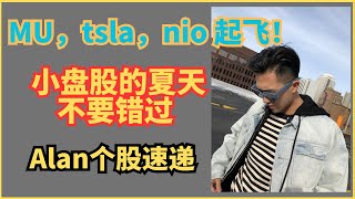 6/28MU TSLA NIO起飞，小盘股的夏天不容错过