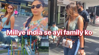 MILLIYE INDIA SE AYI FAMILY KO|| HOT DAY IN AUSTRALIA 😵‍💫