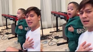 GEMES ABANG NYANYI KALAH SUARA PAPA DAN BUNDA 🥰 LESLAR FAMILY LAGI NOBAR SERU BANGET