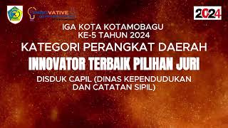 LOMBA INNOVATIVE GOVERNMENT AWARD TAHUN 2024 KOTA KOTAMOBAGU SULUT.