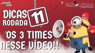 DICAS CARTOLA  FC 2019 RODADA 11 - TIME ATÉ 100 CARTOLETAS + VALORIZAÇÃO + PRINCIPAL