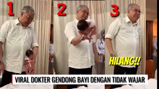 Cara unik Dokter gendong bayi dengan tidak wajar viral di medsos