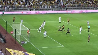 هدف حمدالله دبل العااااالمي من المدرج 🔥🔥⚡ الهدف الثالث للاتحاد #الاتحاد_الحزم