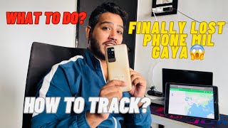 Finally lost phone mil Gaya😱 | lost Android phone kaise track Kare? How Find my device works?