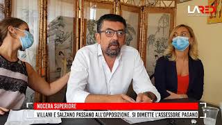 Nocera Superiore: Villani e Salzano all'opposizione, si dimette l'assessore Pagano