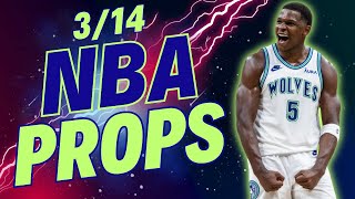 NBA PRIZEPICKS TODAY | PLAYER PROPS & BEST BETS | PROP PICKS FOR 3/14 LIVE STREAM | NBA TOP PLAYS