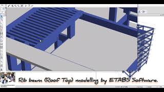 #rib beam modelling by ETABS software....