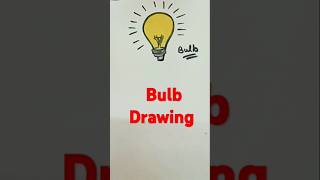 Bulb Drawing 💡 💡  #shorts #art #drawing