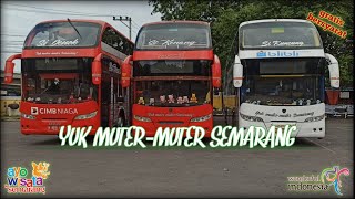 Bus Tingkat Keliling Kota Semarang || YUK MUTER-MUTER SEMARANG #wisata #semarang