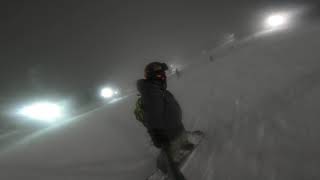 Brian head Night Snowboarding Run 1 - 12-7-2019