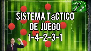 Fútbol Sistema de Juego Táctico 1-4-2-3-1