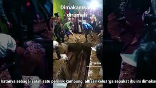 Viral..Proses pengebumian jenazah ibu boru Tambun didalam rumah nya sendiri