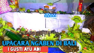 UPACARA NGABEN DI BALI