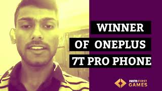 Winner of OnePlus 7T Pro - Abhay Kumar | Paytm First Games