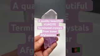 A Quality Beautiful  KUNZITE Terminated Crystals from kunar Afghanistan #foryou #kunzite #shorts