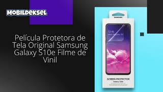 Película Filme de Vinil Protetor Original Samsung Galaxy S10e 2 Unidades