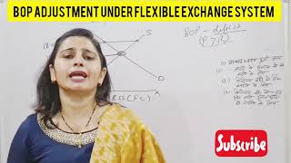 Balance of Payment Under Flexible Exchange System International trade,UGC NET Eco.M.A Eco.