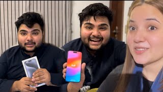 RABEECA NE DIA GIFT 🎁|IPHONE 15 PRO MAX😳RAMZAN VLOG BY KHURAIM