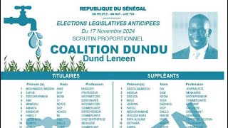 Moussa cisseé tête de la coalition Dundu à Dakar