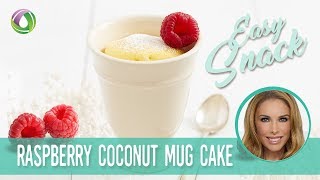 Raspberry Coconut 60 Second Microwave Mug Cake - Protein Treats By Nutracelle