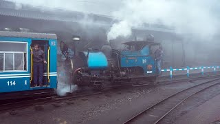 Rapid shunting by Steam Engine - Darjeeling Himalayan Railway