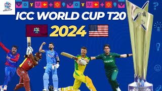 T20 world cup schedule | T20 world cup 2024 🏆 🏟️ 🏏