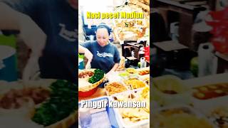 Makan Nasi pecel Madiun pinggir kawansan Jababeka #food #kulinerindonesia #kuliner #streetfood