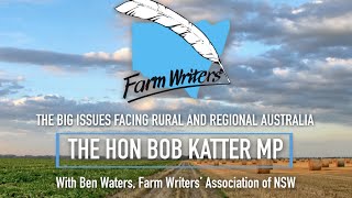 The Hon Bob Katter MP discusses the big issues facing rural and regional Australia.