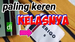 T-SHIRT BRAND LOKAL PALING KEREN | Erigo T-Shirt Stripe Aseo Mustard