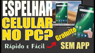 Espelhar Smartphone no PC, sem AAP, Fácil e Rapido - Com este Comando você espelha em qualquer PC