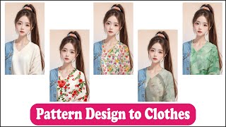 How to apply pattern design to clothes in Adobe Photoshop. @ARiNSAESTHETiC